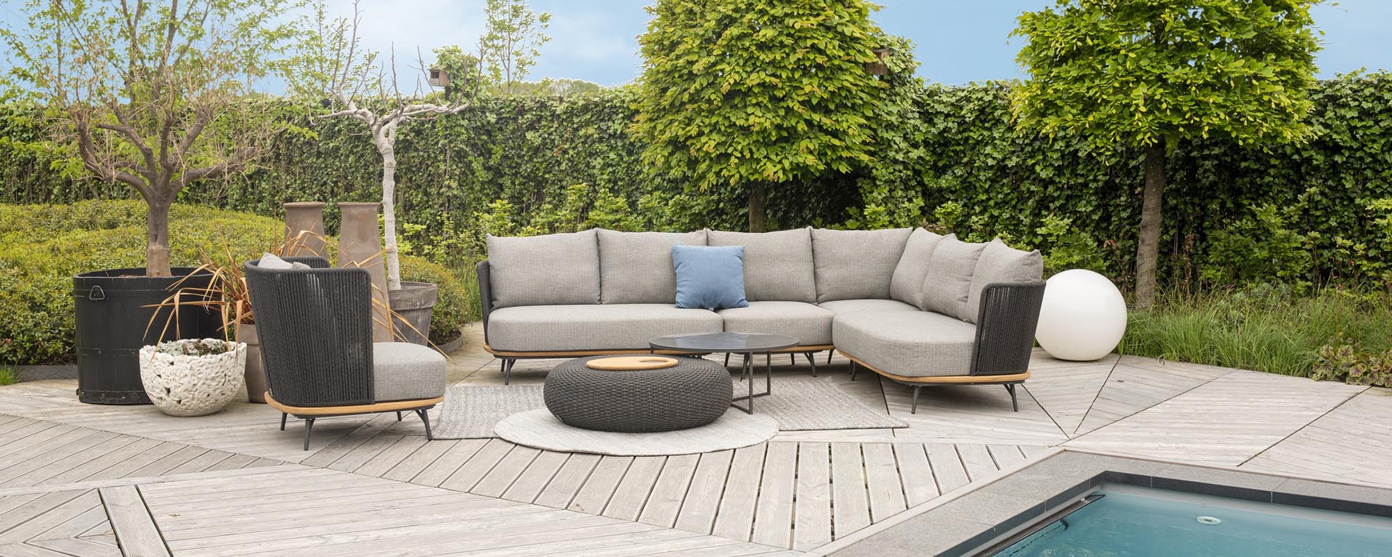 Lounge Superschöne Gartenmöbel Sofa-Module Positano Lounge | Garten